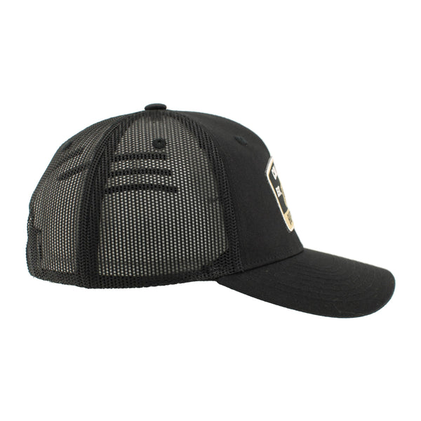ZHATS Standard NCAA Officially Licensed Snapback Hat Big Rig Patch Black Switchback