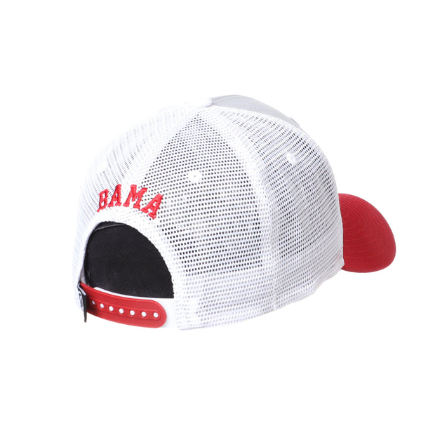 Alabama Crimson Tide Grey Red Varsity Big Rig Trucker Adjustable Hat