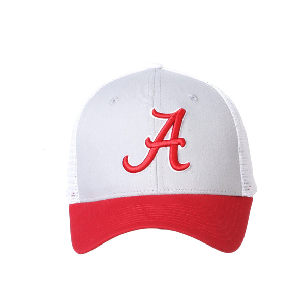 Alabama Crimson Tide Grey Red Varsity Big Rig Trucker Adjustable Hat