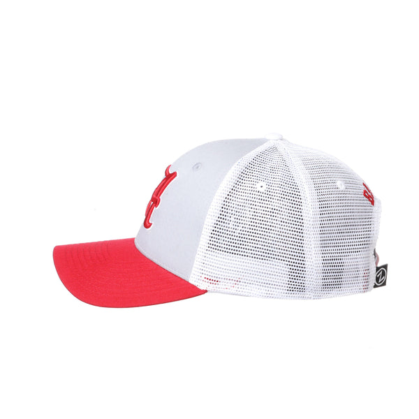 Alabama Crimson Tide Grey Red Varsity Big Rig Trucker Adjustable Hat