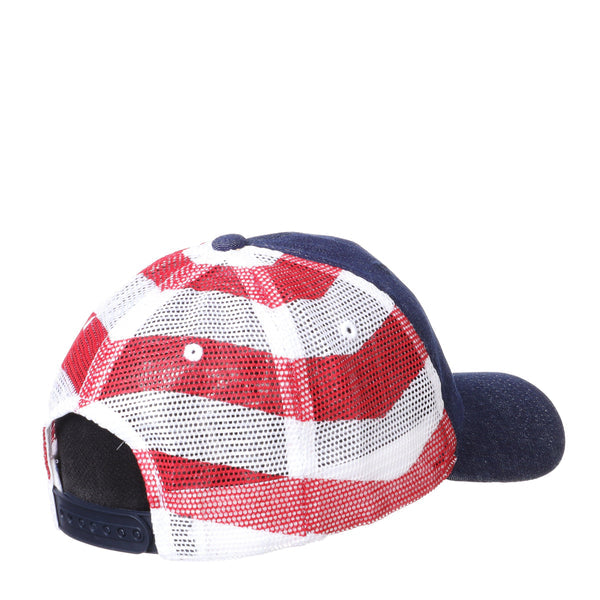 Alabama Crimson Tide Red White and Blue Anthem University Flag Hat