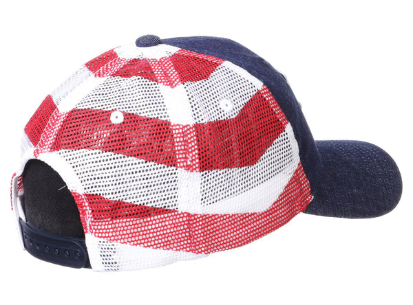 Auburn Tigers Red White and Blue Anthem Flag Hat