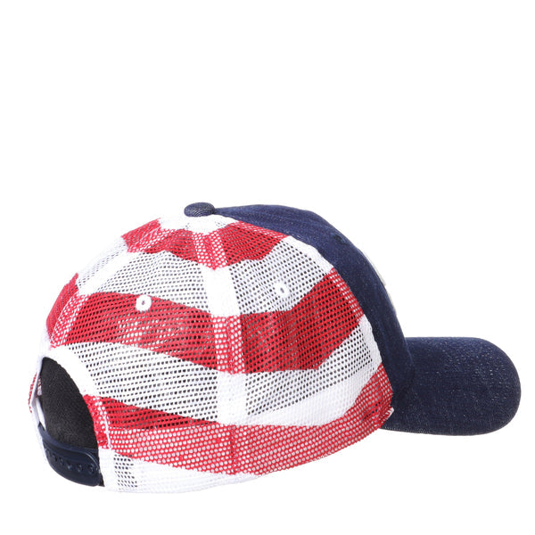 Clemson Tigers Red White and Blue Flag Anthem University Hat