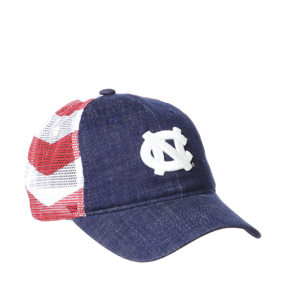 North Carolina Tar Heels Red White and Blue Anthem Flag Hat
