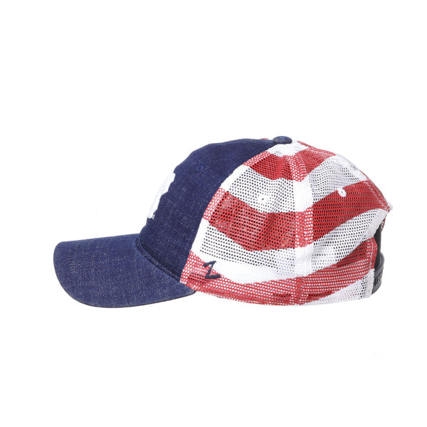 North Carolina Tar Heels Red White and Blue Anthem Flag Hat