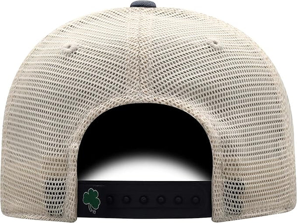 Notre Dame Blue/Green OffRoad Mesh Trucker Snapback Hat